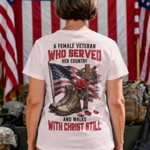 A Female Veteran Who Served Her Country T-Shirt