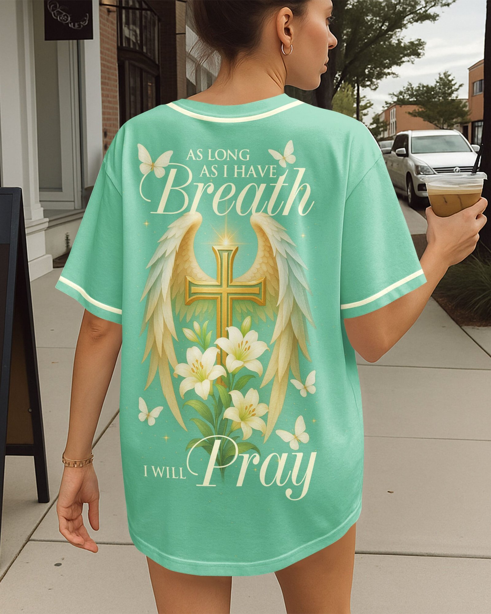 As Long As I Have Breath All Over Print Jersey - Image 2