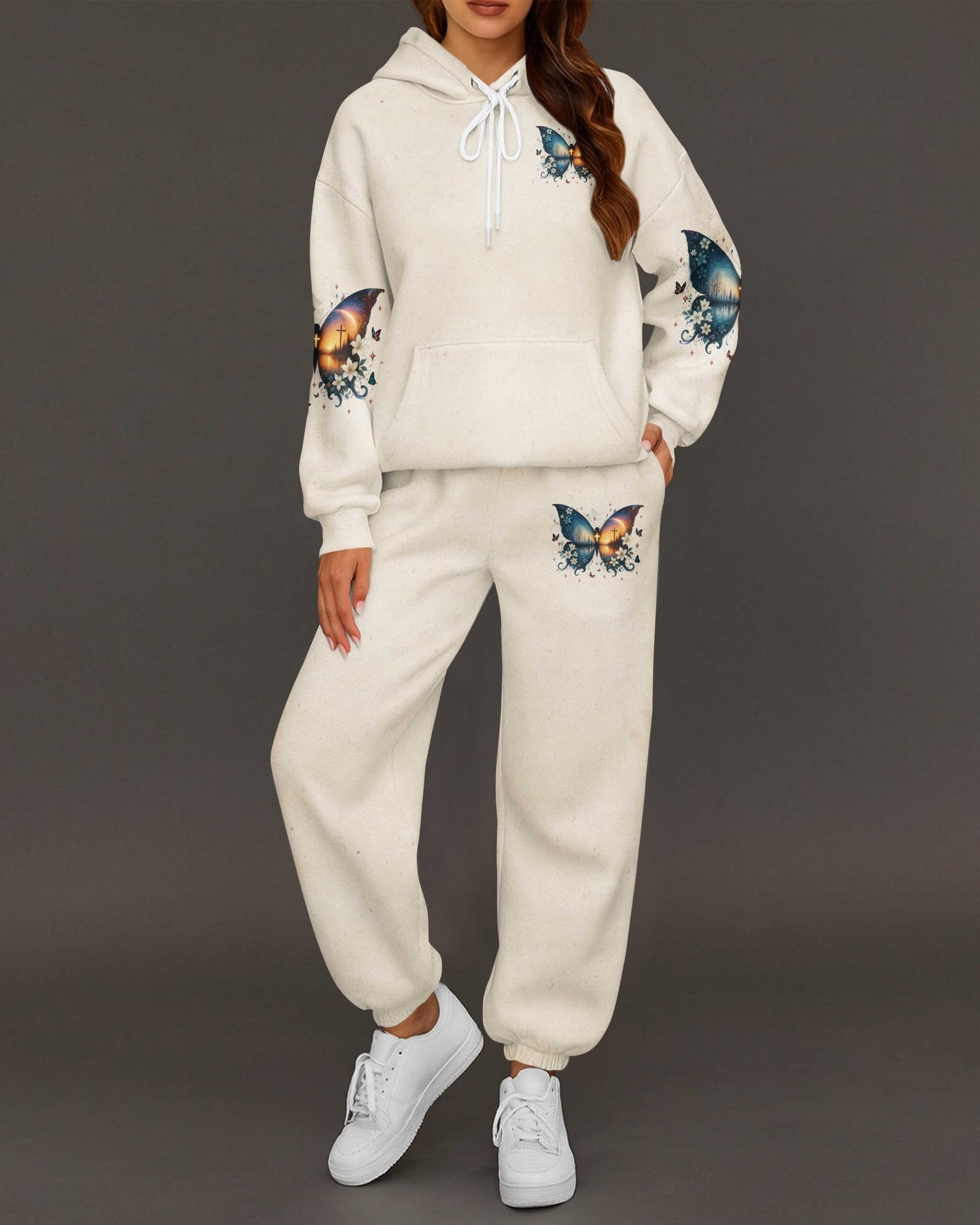 Blessed By God Loved By Jesus Led By The Spirit Hoodie - Image 10