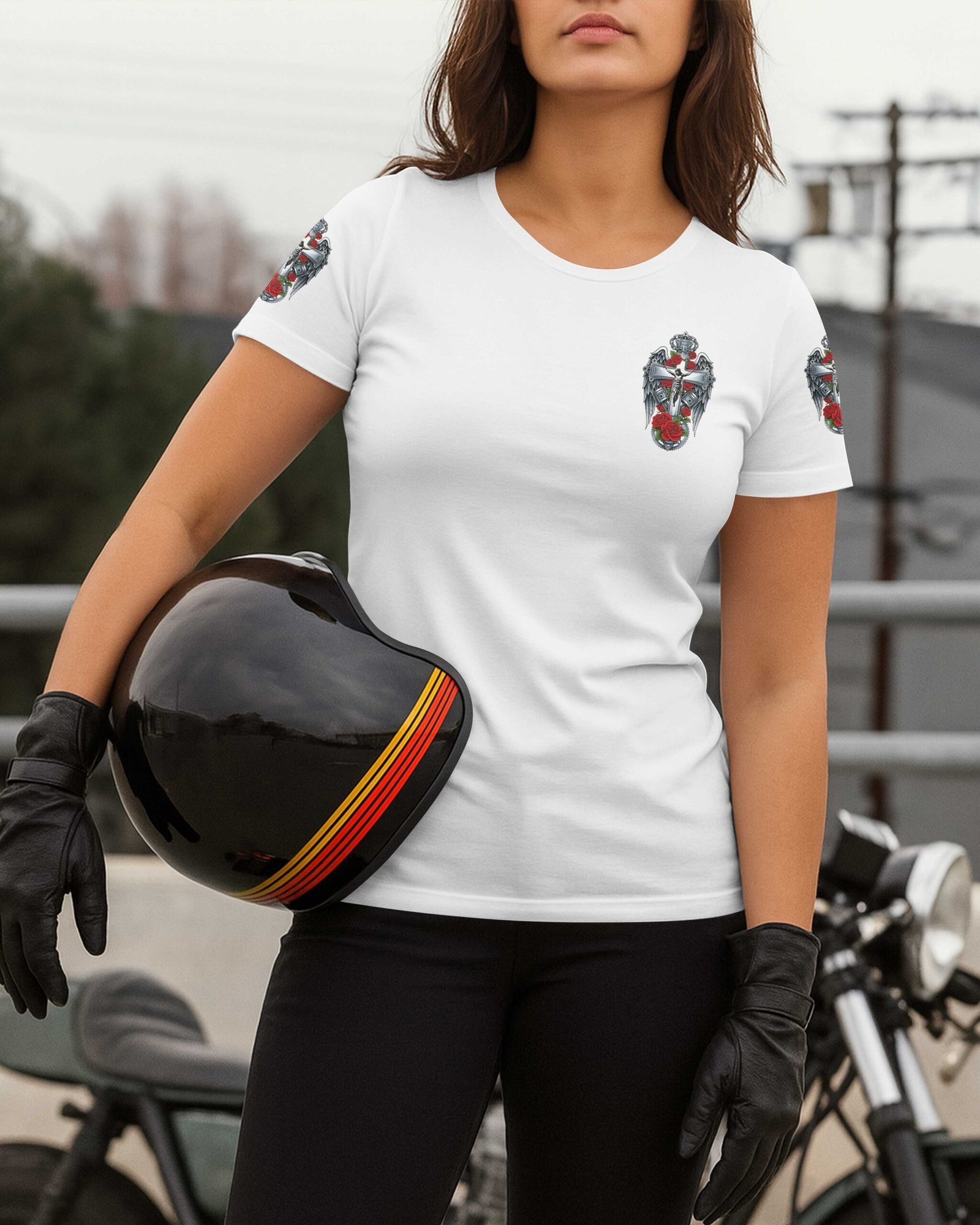 Christ Rides With Me T-Shirt - Image 2
