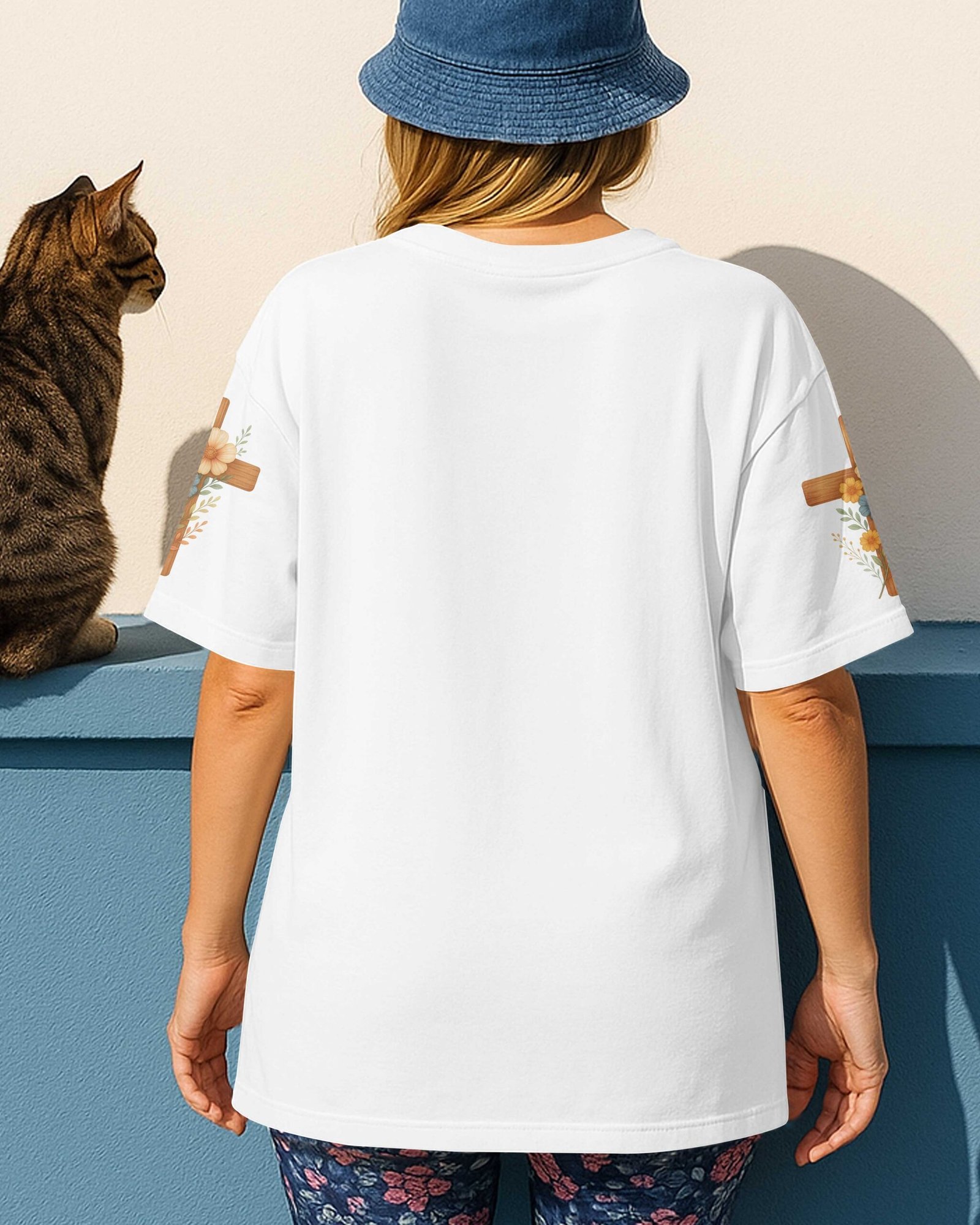 God Is My Refuge And Fortress Under His Wings I Will Find Shelter Psalm T-Shirt - Image 4