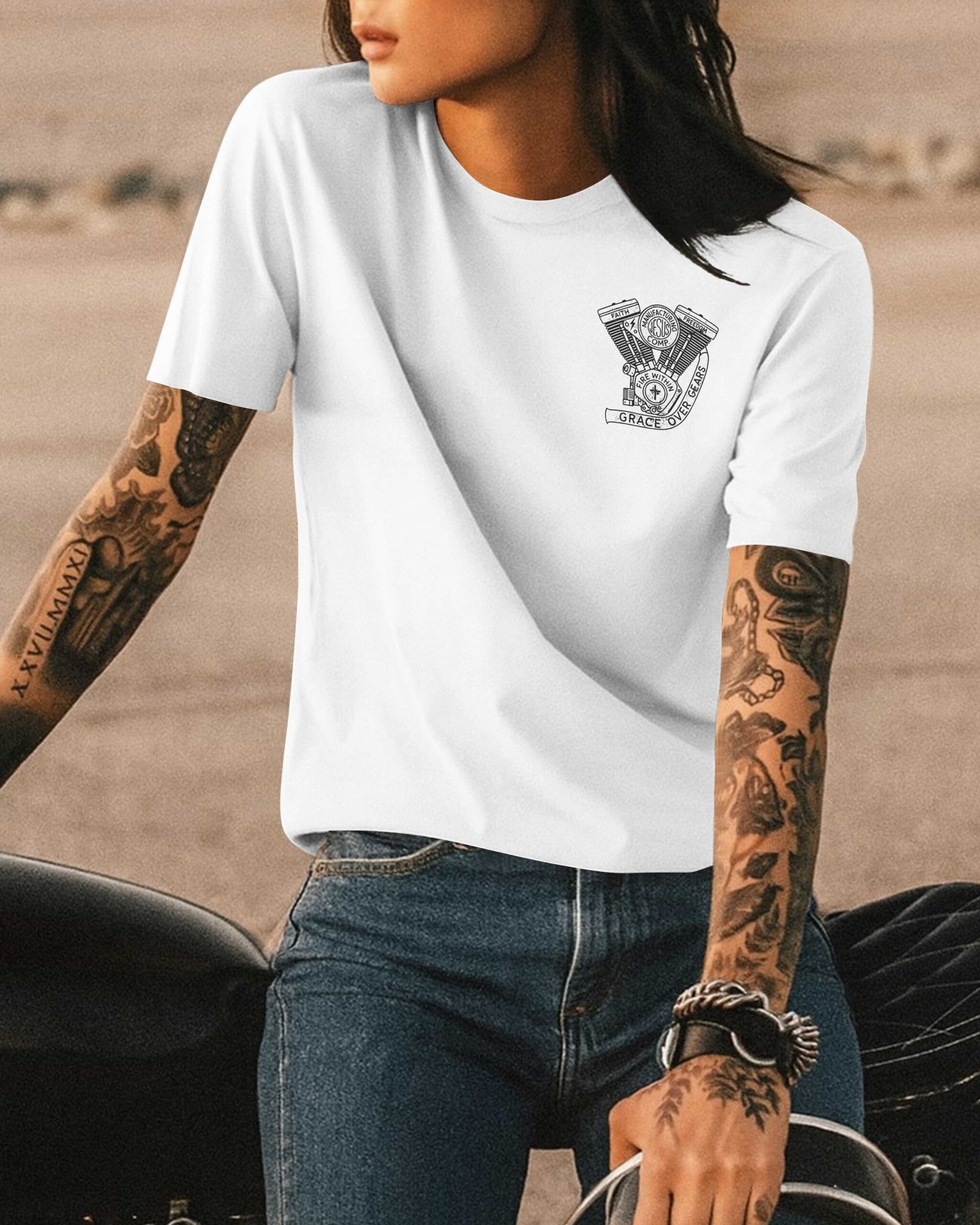 Saint In Spirit Sinner In Style T-Shirt - Image 11